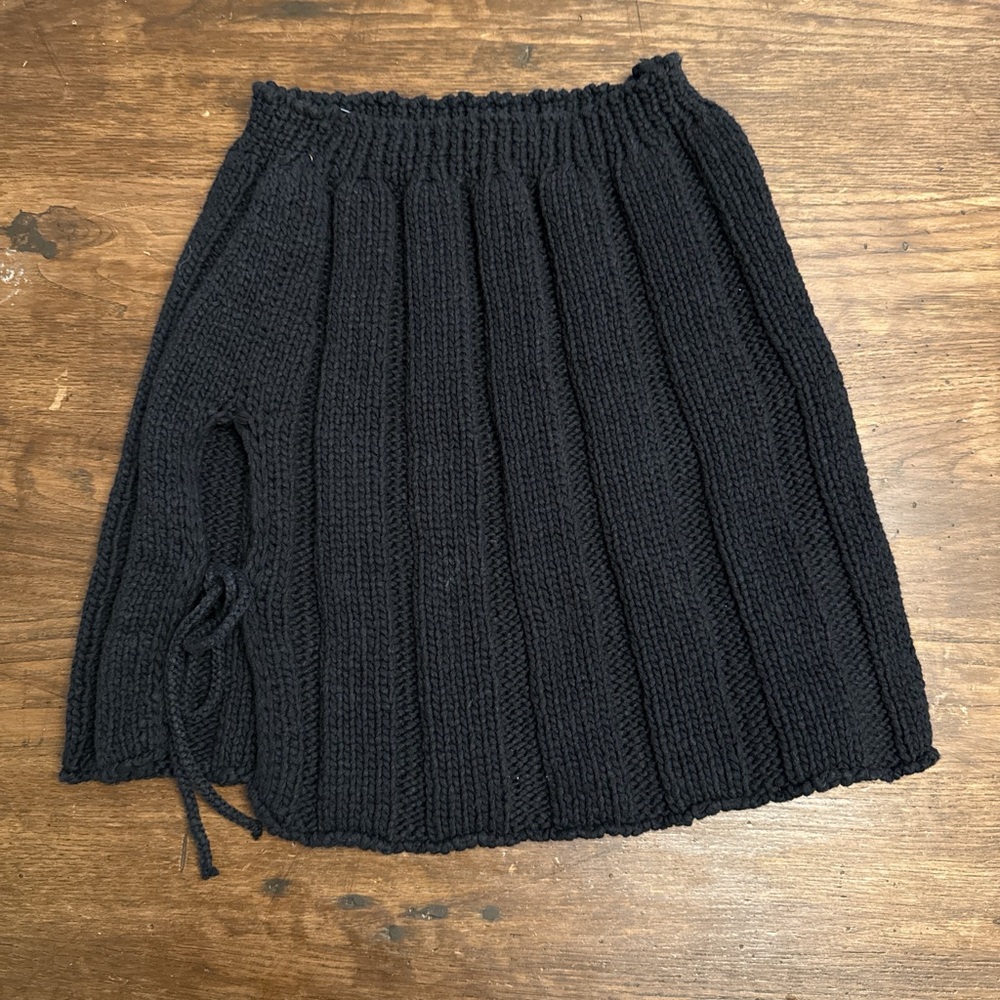 Paloma Wool Black Knit mini skirt